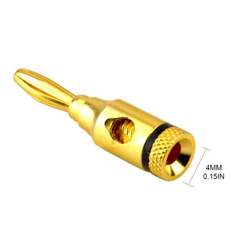 Bộ 4 Phích Cắm Bắp Chuối Cho Dây Loa