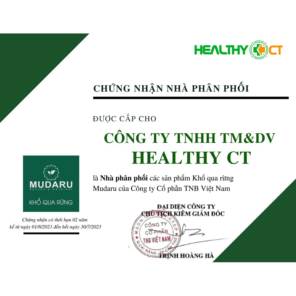 Trà Khổ Qua Rừng MUDARU Túi Lọc Hỗ Trợ Tiểu Đường, Mỡ Máu, Cao Huyết Áp Hộp 25 Gói