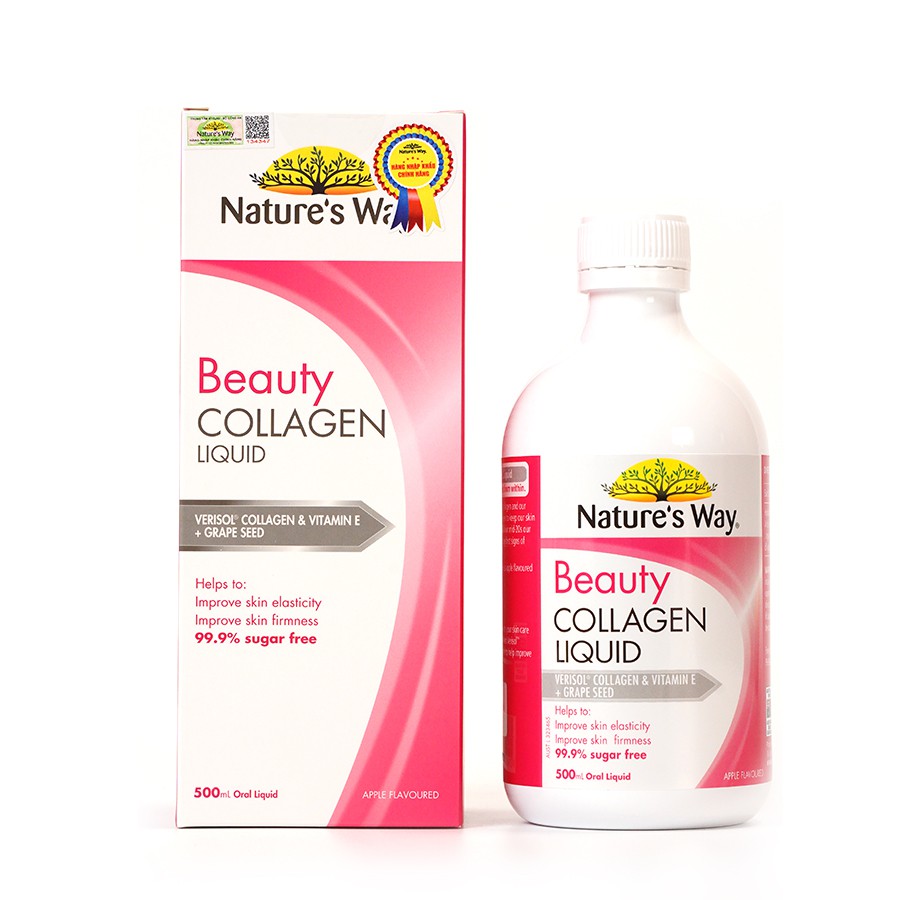 Collagen Dạng Nước Bổ Sung Collagen Thủy Phân Giúp Sáng Da Nature's Way Beauty Collagen Liquid 500ml | BigBuy360 - bigbuy360.vn