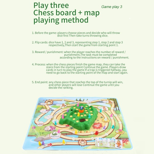 Bộ Trò Chơi Bẫy Thỏ Để Bàn Cho Trẻ Em