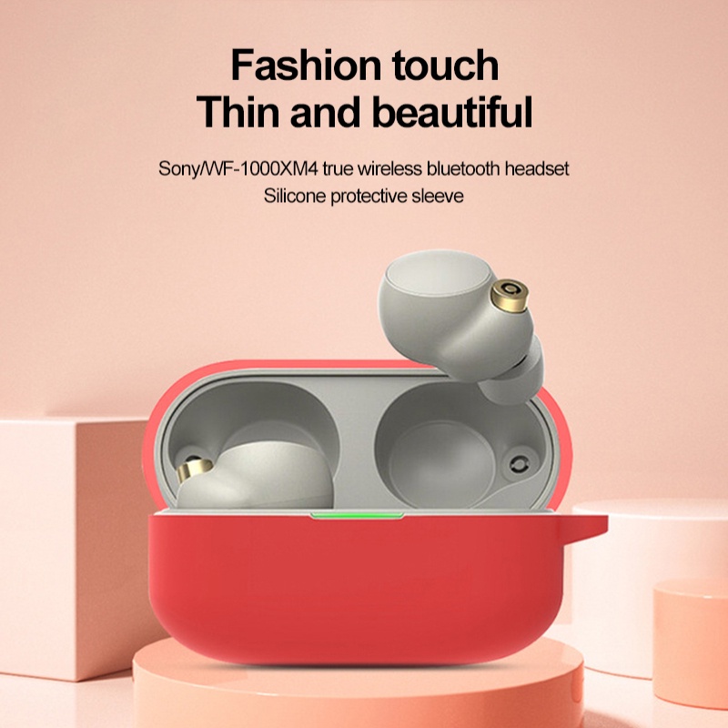 Ốp silicon mềm bảo vệ tai nghe Bluetooth thích hợp cho Sony Wf-1000xm4