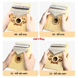 Đàn Kalimba 17 mẫu đàn