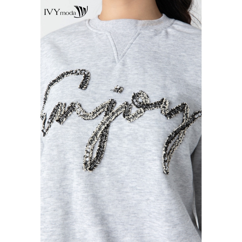 Áo thun sweater nữ Enjoy IVY moda MS 58B8798
