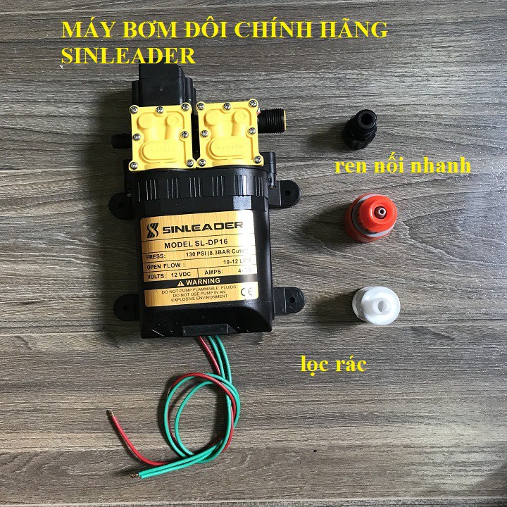 MÁY BƠM ĐÔI CHÍNH HÃNG KÈM PHỤ KIỆN