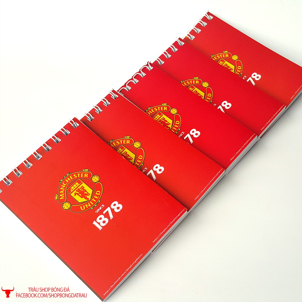 Sổ note các câu lạc bộ bóng đá Manchester, Arsenal, Chelsea, Barca, Real - Trâu shop