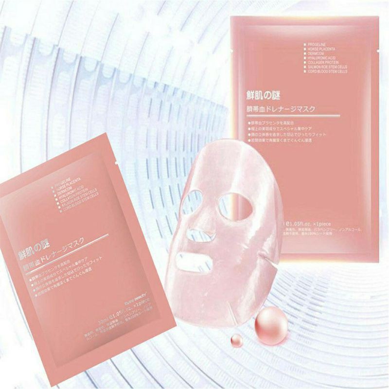 Mặt Nạ Nhau Thai Cừu ,Mặt Nạ Tế Bào Gốc - Mask Cuống Rốn Nhật Bản Rwine Beauty