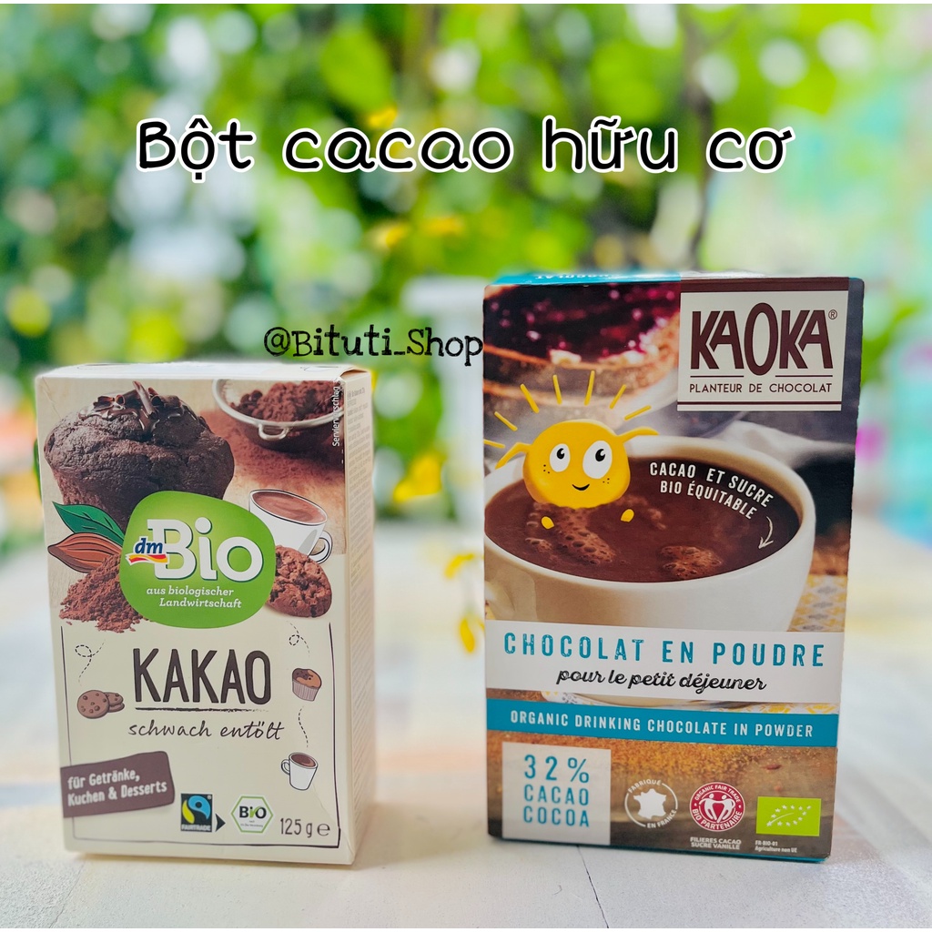 Bột cacao hữu cơ làm bánh cho bé ăn dặm - Bituti Shop