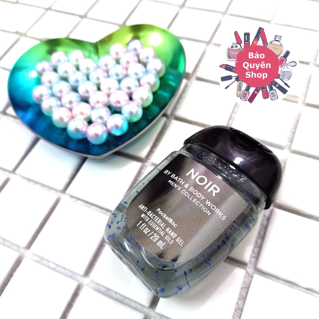 Gel rửa tay khô nam mini Bath & Body Works - Noir Men's Collection 29mL