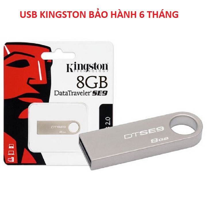 Usb Kingston, 4GB - 8GB - 16GB - 32GB Usb - Vỏ Kim Loại Chống Va Đập (bảo hành 6 tháng)