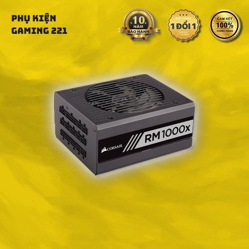 Nguồn Máy Tính - PSU Corsair RM1000X 1000W chuẩn 80 Plus Gold - Full Modul  - Hàng Chính Hãng