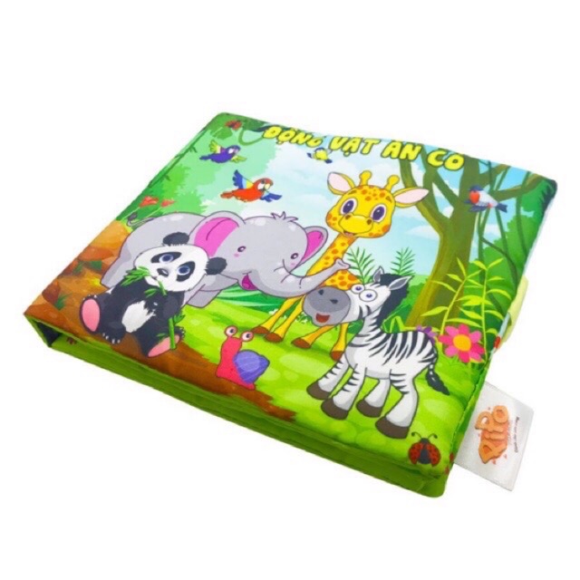 Sách vải cơ bản chủ đề động vật ăn cỏ