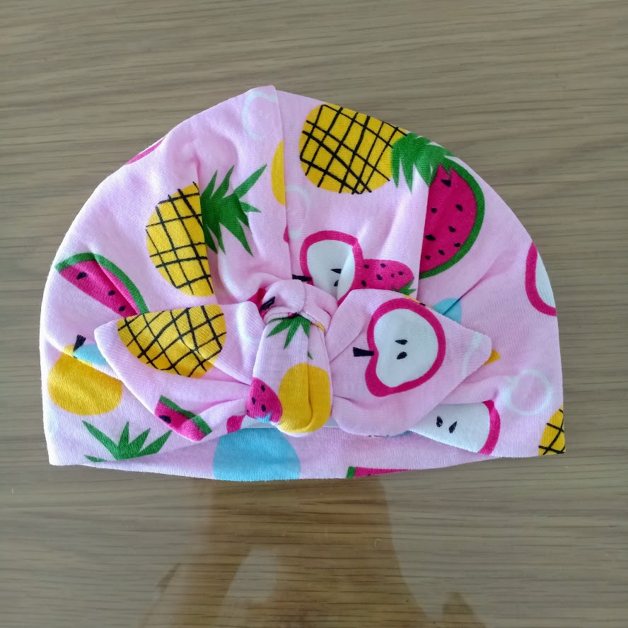 Mũ Turban nơ họa tiết Cho Bé Gái/ Nón Ấn Độ (cho chọn mẫu)
