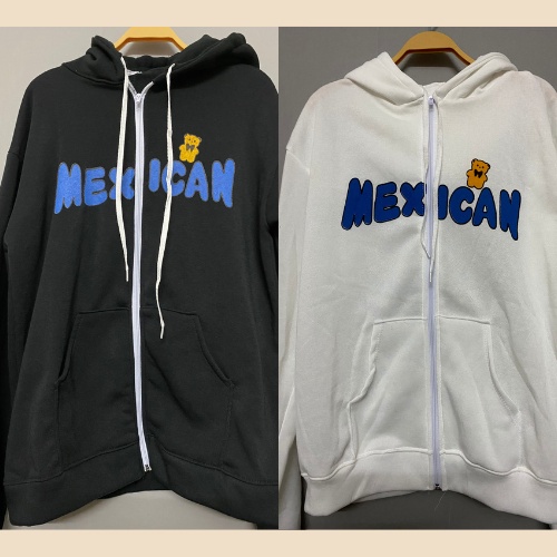 Áo khoác nỉ Hoodie form rộng có mũ, 2 màu đen trắng LP27