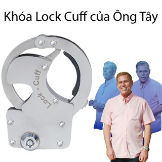 Khóa xe máy Lock Cuff - Bản Crôm chống trộm xe máy bằng cách khóa tay phanh và tay ga