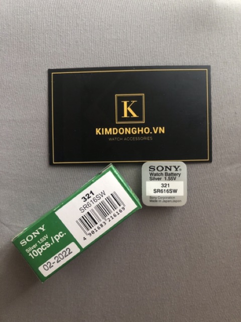 Viên pin đồng hồ Sony 616 chuyên thay pin đồng hồ đeo tay, điều khiển các loại SR616SW - 321