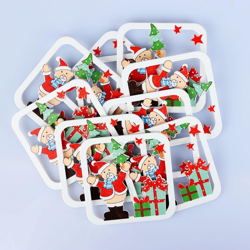 Chuông Treo Trang Trí Cây Thông Noel Hình Trái Tim DIY