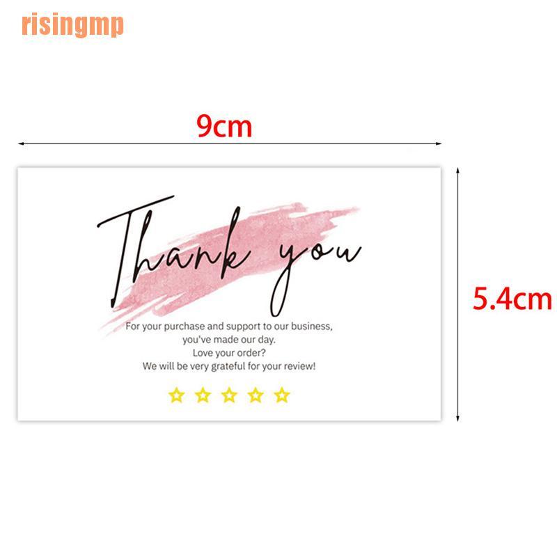 Set 30 thiệp in chữ Thank You trên nền trắng
