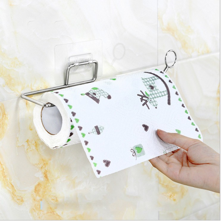 Giá đỡ cuộn giấy vệ sinh bằng thép không gỉ cho phòng tắm và nhà bếp