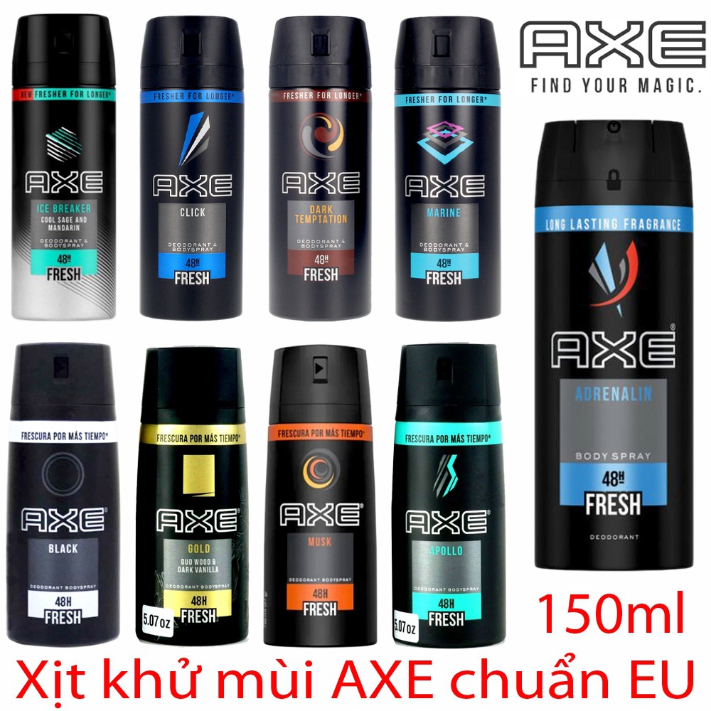 Xịt Khử Mùi AXE Body Spray - Deodorant 150ml