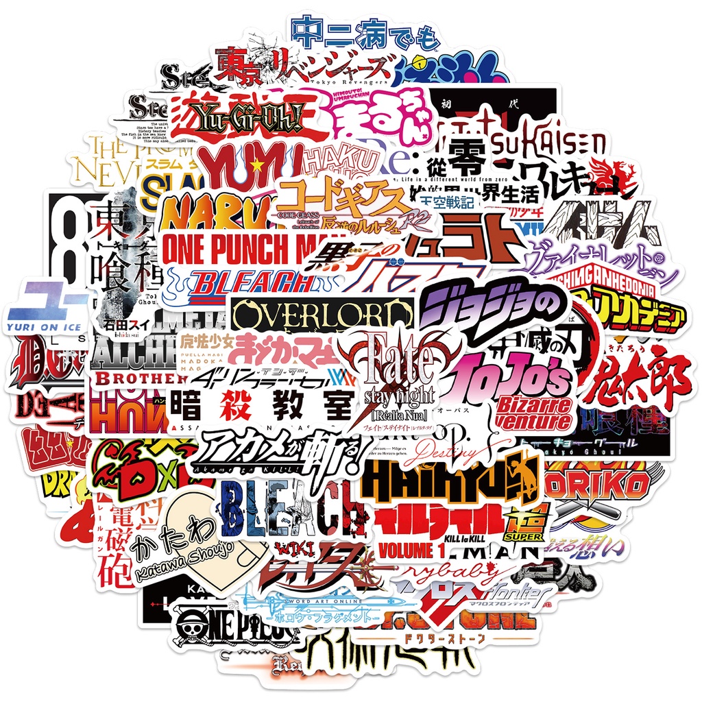 Bộ 65/25/10 Miếng Dán Logo Aime Title Sáng Tạo Trang Trí Vali/Điện Thoại