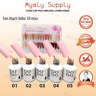 Sơn Gel Thạch Lẻ Chai Bobo 30 Màu 35 Đến 64