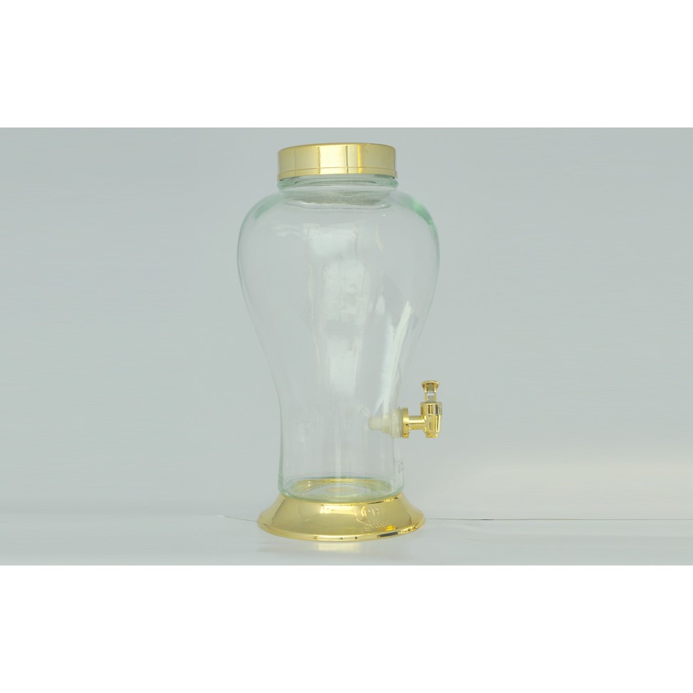 Bình Bầu Ngâm Rượu Thuỷ Tinh 3 Lít - 6.2 Lít Có Vòi