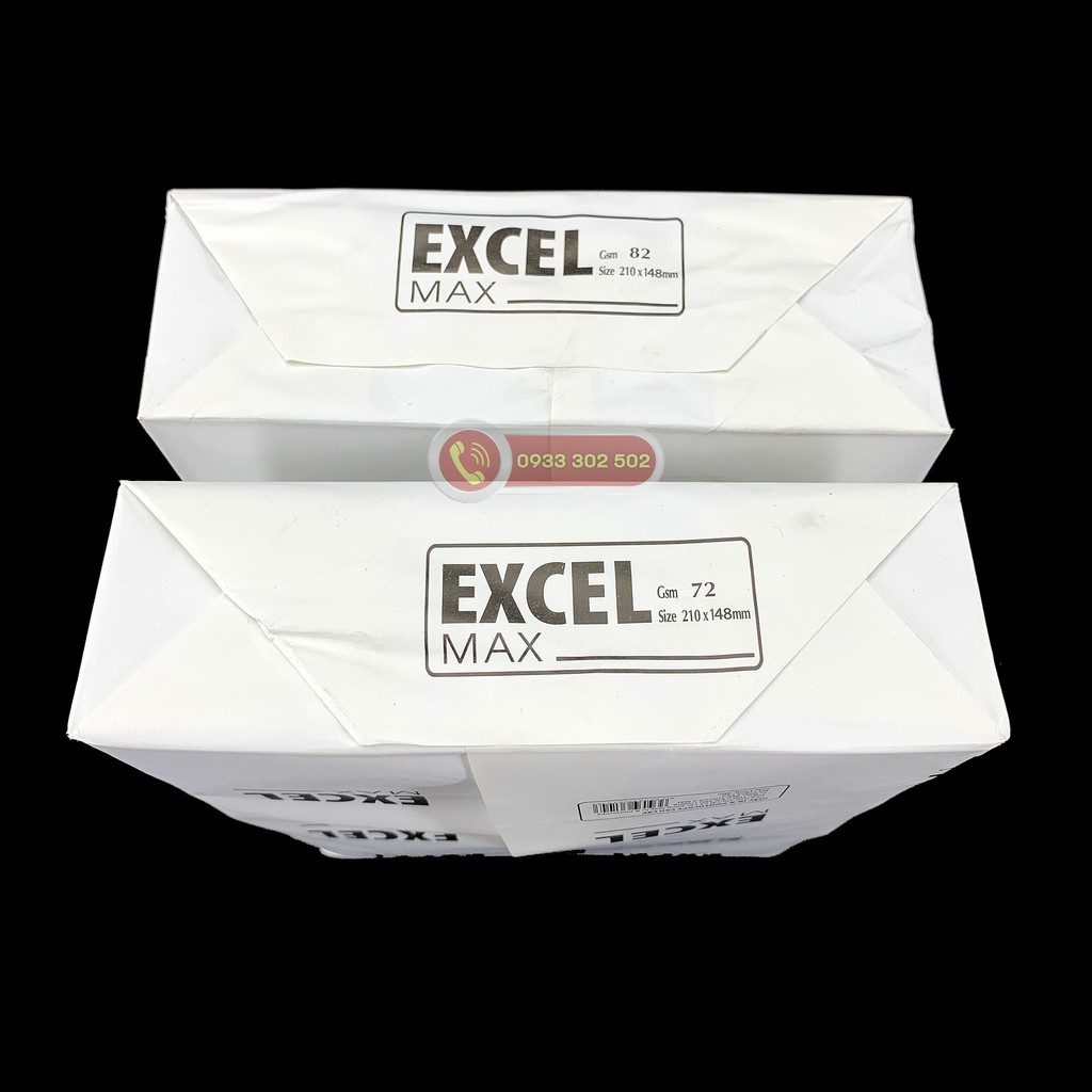 [1 Ream - Đủ 500 Tờ] Giấy EXCEL A5, Định lượng 72GSM, 82GSM hàng Indonesia