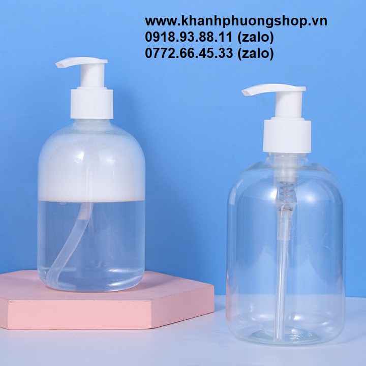 Chai nhựa có vòi nhấn - chai nhựa có vòi xịt