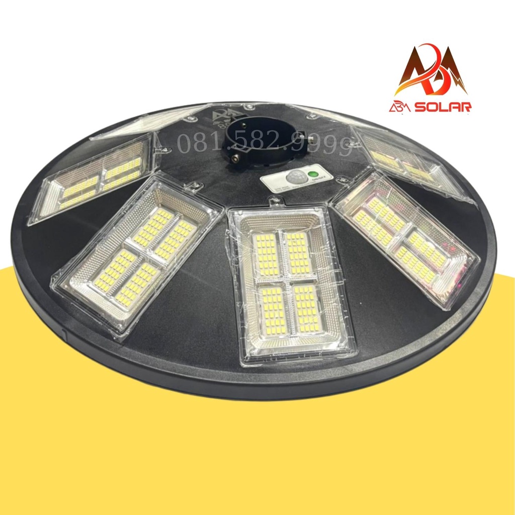 [800W] Đèn Năng Lượng Mặt Trời Sân Vườn, Đĩa Bay UFO 8 Pha Siêu Sáng, Chống nước IP 68, Cảm Biến Chuyển Động - ABM SOLAR