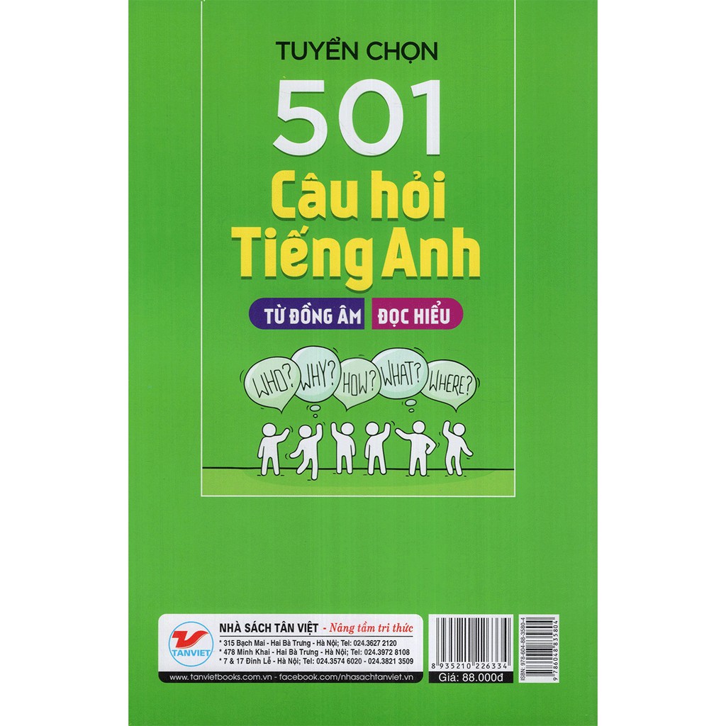 Sách - Tuyển Chọn 501 Câu Hỏi Tiếng Anh - Tập 1