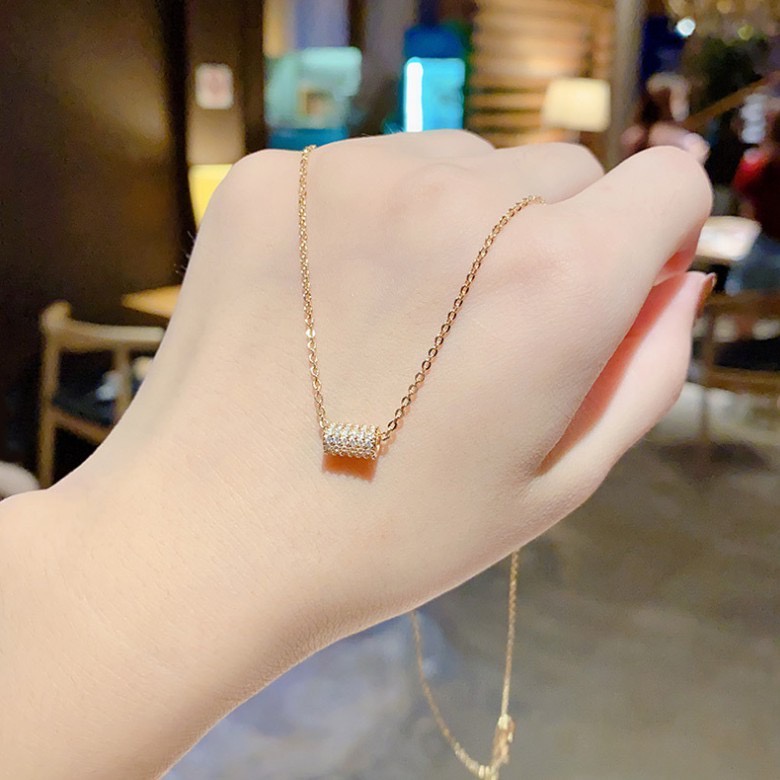 Dây chuyền Vòng cổ Chocker TITAN màu Gold Sun & Moon  HALLA