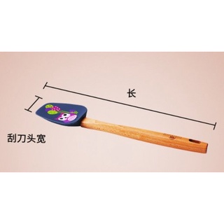 Spatula, phới trộn silicone cán gỗ