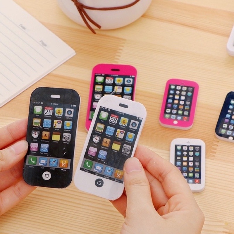 Tẩy chì hình điện thoại iphone xinh xắn