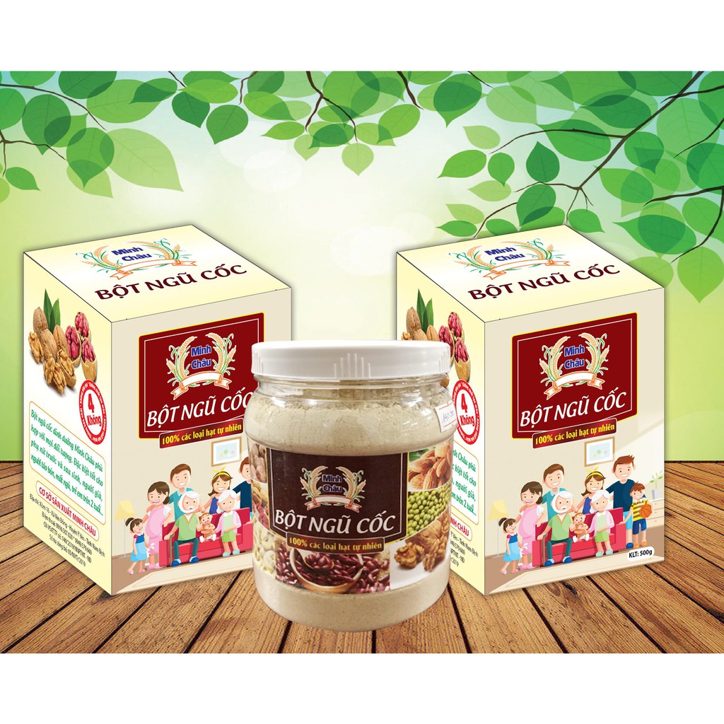 Ngũ Cốc Dinh Dưỡng Minh Châu -25 loại hạt -500g | BigBuy360 - bigbuy360.vn
