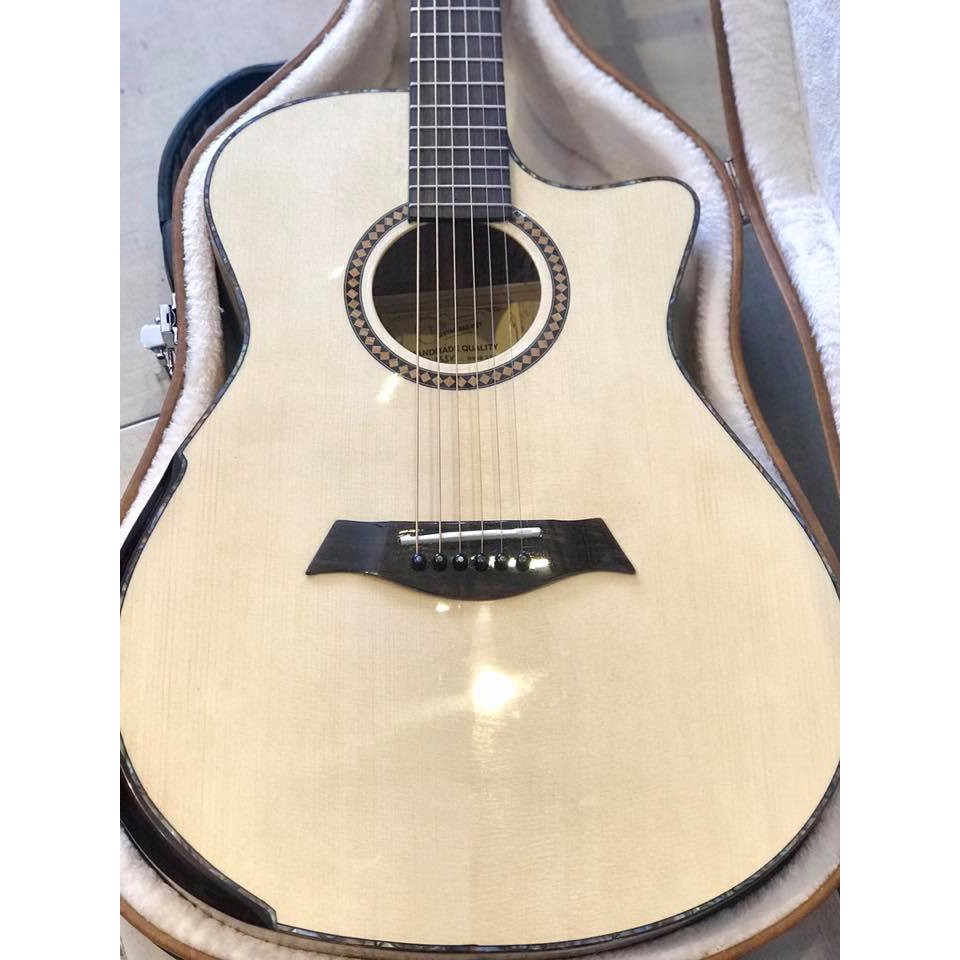 Đàn Guitar Acoustic Gỗ Sồi Pháp full solid Bảo hành 24 tháng