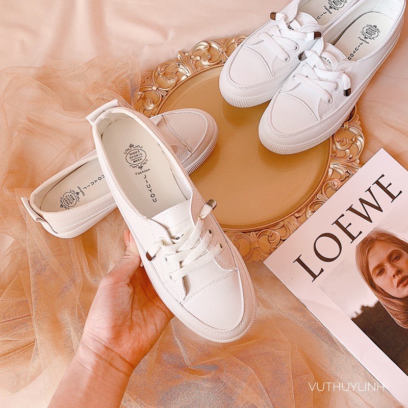 GIÀY LƯỜI BUỘC DÂY GIÀY BÚP BÊ THỂ THAO FULLBOX