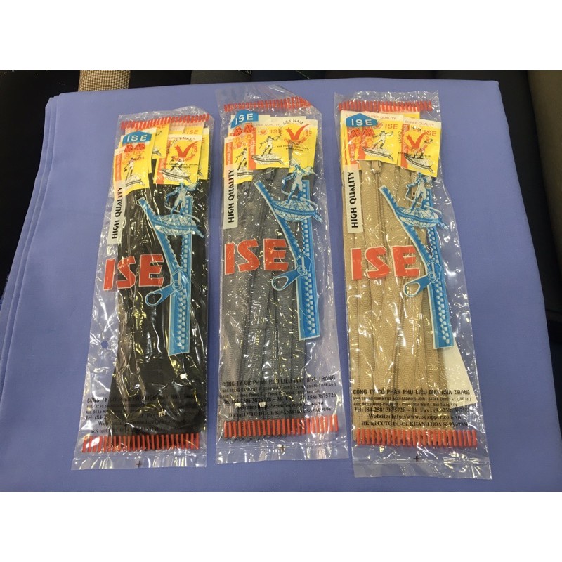 Dây Khoá Quần ISE 12 chiếc/ túi - Hoàn Thể Lào Cai