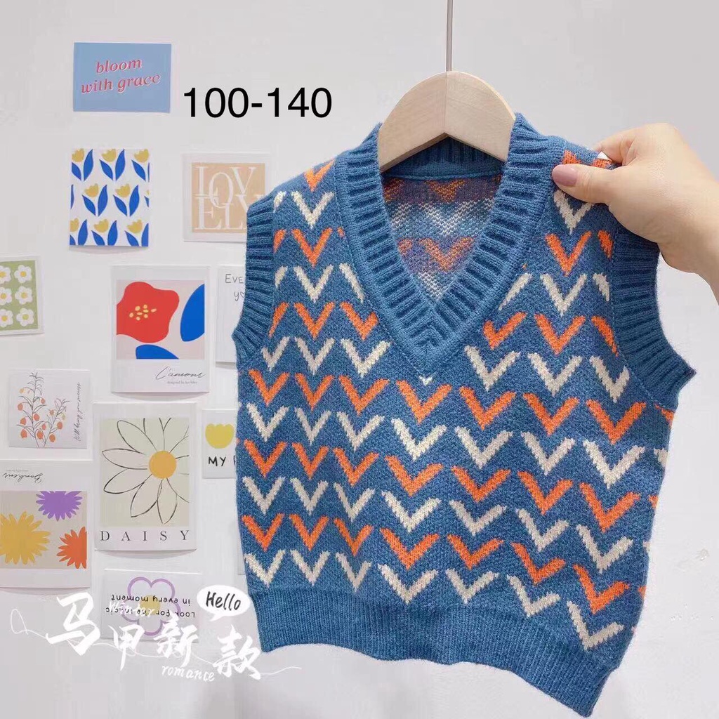 Áo len gile bé trai từ 10-26kg