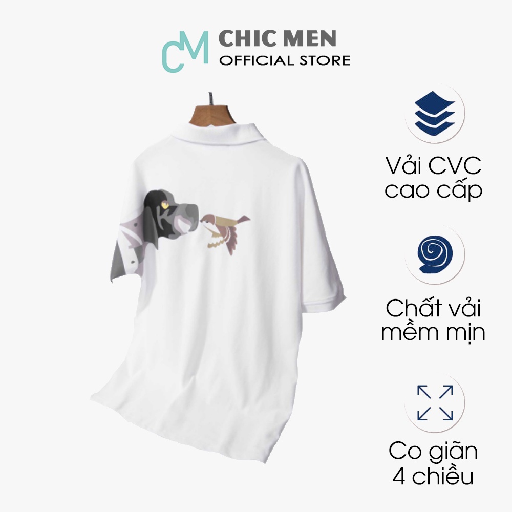 Áo Polo nam cổ bẻ, vải cá sấu CVC, form regular, phong cách, cá tính THE- Enternity - Polo - CHICMEN