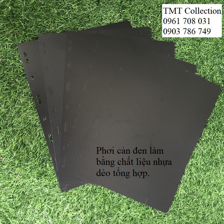 [Giá Rẻ] Phơi cản đen bằng nhựa dẻo tổng hợp, dụng cụ sưu tập tem tiền - TMT Collection - SP000835 TMT-COLLECTION