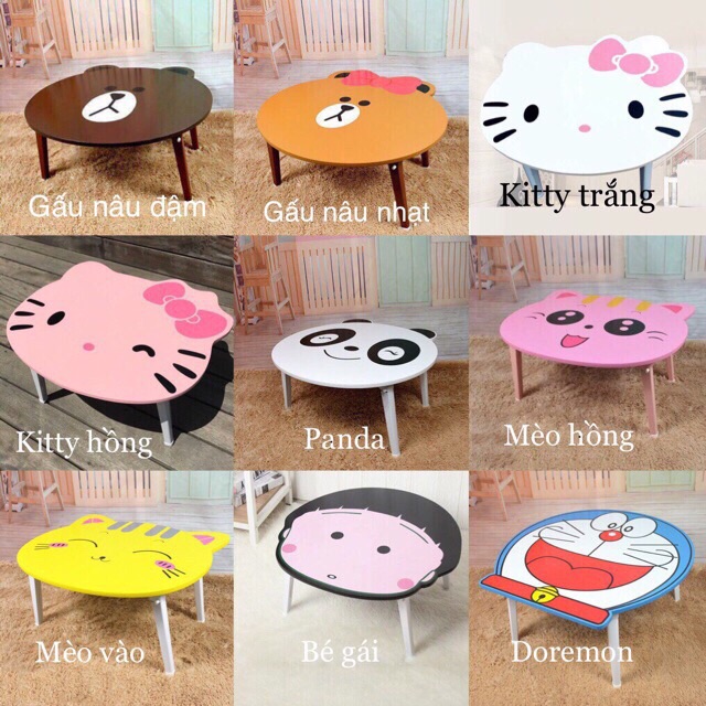 BÀN GẤP HÌNH THÚ CHO BÉ | BigBuy360 - bigbuy360.vn