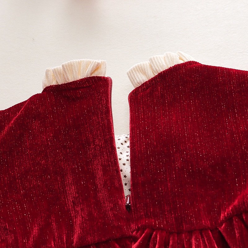 Đầm Công Chúa Đính Nơ Thoải Mái Thời Trang Mùa Thu Mới Cho Bé Gái 0-3 Tuổi