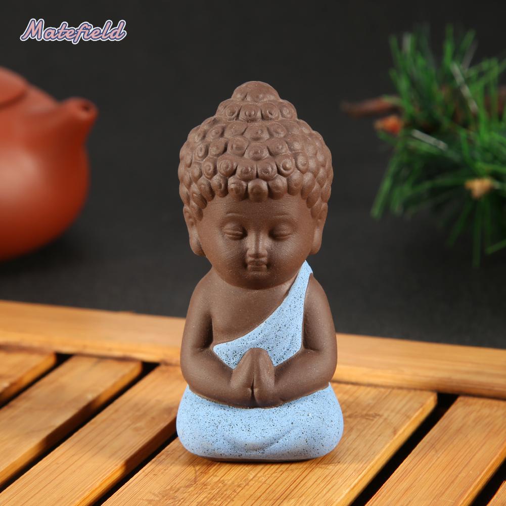 Mô Hình Tượng Phật Nhỏ Bằng Gốm Trang Trí Nhà Cửa