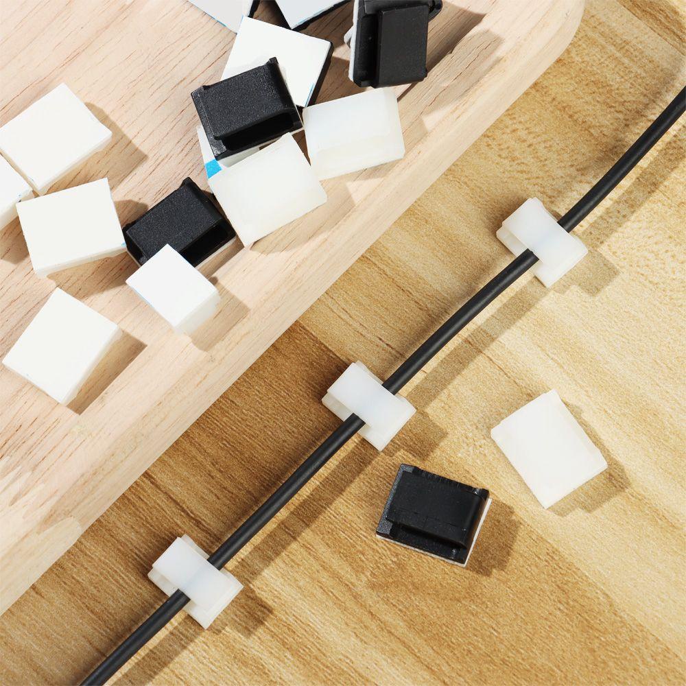 KUNHEV Set 10 Kẹp Cố Định Dây Điện Để Bàn Tiện Lợi|Kẹp Giữ Dây Cáp Gọn Gàng Tiện Lợi