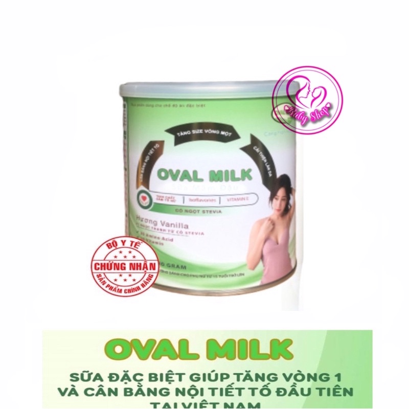  [Chính hãng] Sữa mầm đậu nở ngực Ovalmilk uống là tăng