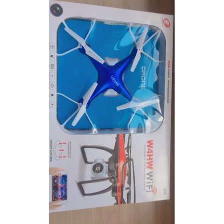 Flycam Mini Drone W4HW Wifi Camera 4k, máy bay điều khiển từ xa giá rẻ