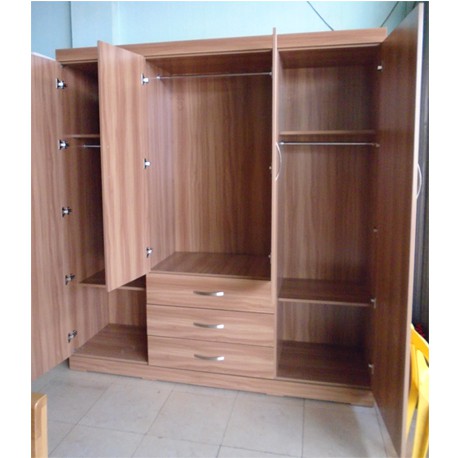 Tủ Quần Ao Gỗ Mdf Rộng 2m Co 4 Canh Va 3 Ngăn Keo Shopee Việt Nam