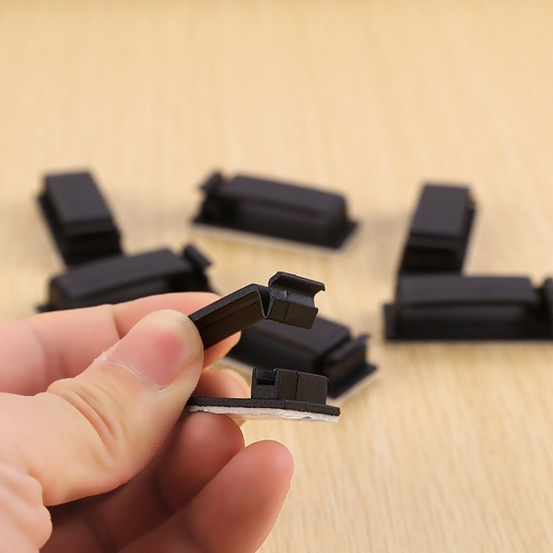 Giá đỡ dây cáp tai nghe bằng nhựa mini tiện dụng