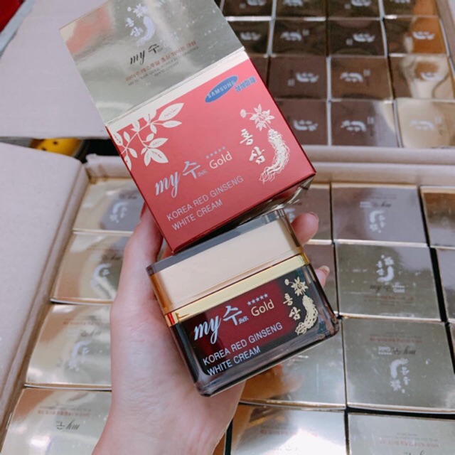 Kem Sâm Hàn Quốc My Gold Korea Red Ginseng Ưhite Cream