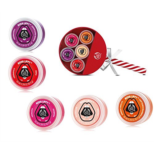 Bộ son dưỡng ánh nhũ The Body Shop Born Lippy Lip Balm